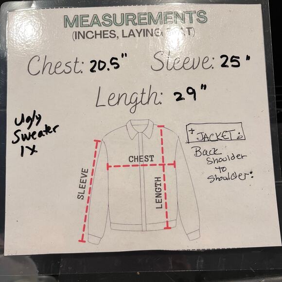 Ugly Christmas Cardigan Sweater 1X Snowman Wreath Bells Tree Holiday Xmas - Picture 2 of 6